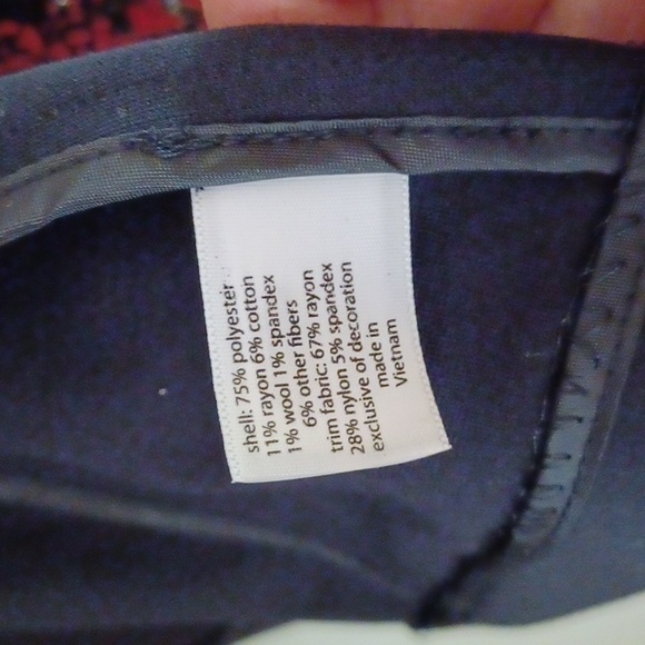 Lane Bryant jacket with belt women's size 18-20 black and red - Picture 4 of 7